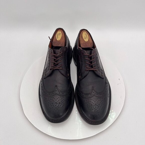 J.Crew Other - JCrew Ludlow Men Size UK 9 US 10 Brown Tan Leather Brogue Derby Dress Shoes